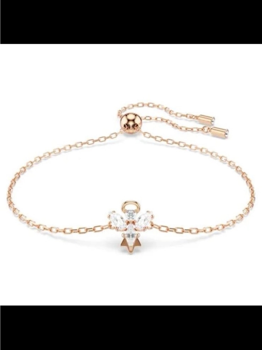 Women's Metallic Magic Bracelet, Angel, Rose-Tone Plated like new swarovski